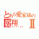 とある愛家儀の毅翔Ⅱ（インデックス）