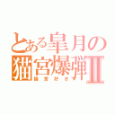 とある皐月の猫宮爆弾Ⅱ（猫宮好き）