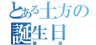 とある土方の誕生日（銀魂）