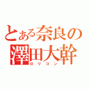 とある奈良の澤田大幹（ロリコン）