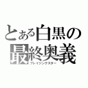 とある白黒の最終奥義（ブレイジングスター）