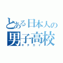 とある日本人の男子高校生（キチガイ）