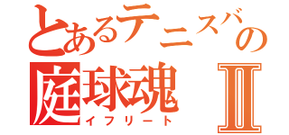 とあるテニスバカの庭球魂Ⅱ（イフリート）