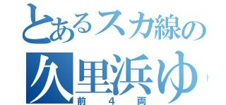 とあるスカ線の久里浜ゆき（前４両）