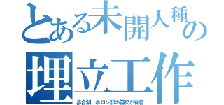 とある未開人種の埋立工作（歩合制、ホロン部の笛吹が有名）