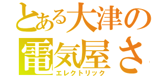 とある大津の電気屋さん（エレクトリック）