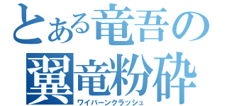 とある竜吾の翼竜粉砕（ワイバーンクラッシュ）