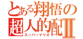 とある翔悟の超人的配管工士Ⅱ（スーパーマリオ）