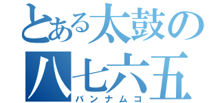 とある太鼓の八七六五（バンナムコ）