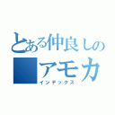 とある仲良しの アモカリ（インデックス）