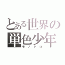 とある世界の単色少年。（モノクロ）