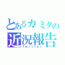 とあるカミタの近況報告（Ｔｗｉｔｔｅｒ）