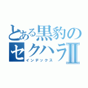 とある黒豹のセクハラ行為Ⅱ（インデックス）