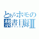 とあるホモの禁書目録Ⅱ（チラシの裏）