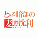 とある暗部の麦野沈利（メルトダウナー）