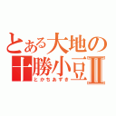 とある大地の十勝小豆Ⅱ（とかちあずき）