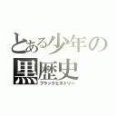 とある少年の黒歴史（ブラックヒストリー）