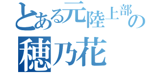 とある元陸上部の穂乃花（）