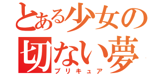 とある少女の切ない夢（プリキュア）