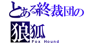 とある終裁団の狼狐（Ｆｏｘ Ｈｏｕｎｄ）