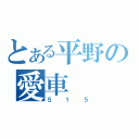 とある平野の愛車（Ｓ１５）