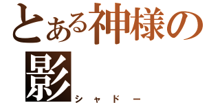 とある神様の影（シャドー）