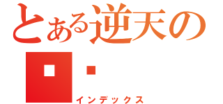 とある逆天の哞哞（インデックス）