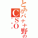 とあるバナナ野郎のＣＳＯ（ブログ）