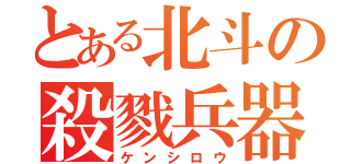 とある北斗の殺戮兵器（ケンシロウ）