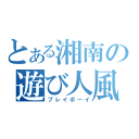 とある湘南の遊び人風情（プレイボーイ）