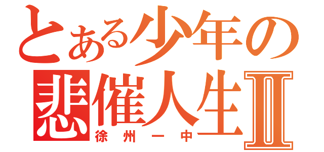 とある少年の悲催人生Ⅱ（徐州一中）