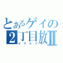 とあるゲイの２丁目放送Ⅱ（ｇｄｇｄ）