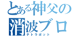 とある神父の消波ブロック（テトラポット）