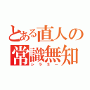 とある直人の常識無知（シラネー）