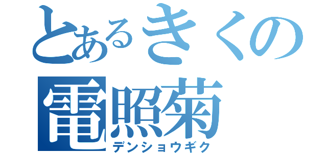 とあるきくの電照菊（デンショウギク）