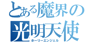 とある魔界の光明天使（ホーリーエンジェル）