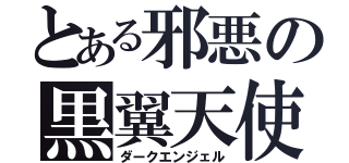 とある邪悪の黒翼天使（ダークエンジェル）