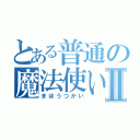 とある普通の魔法使いⅡ（まほうつかい）