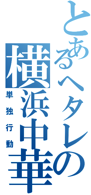 とあるヘタレの横浜中華街（単独行動）