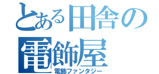 とある田舎の電飾屋（電飾ファンタジー）