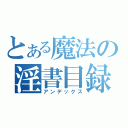 とある魔法の淫書目録（アンデックス）