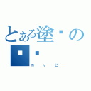 とある塗褙の裸泌（ニャビ）