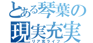 とある琴葉の現実充実（リア充ライフ）