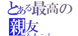 とある最高の親友（スネーク）