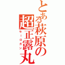 とある萩原の超正露丸（セーロガン）