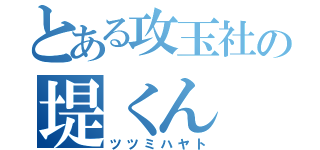 とある攻玉社の堤くん（ツツミハヤト）