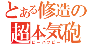 とある修造の超本気砲（ビーハッピー）