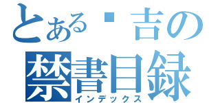 とある纲吉の禁書目録（インデックス）