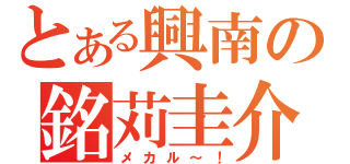 とある興南の銘苅圭介（メカル～！）