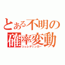 とある不明の確率変動（シュレディンガー）